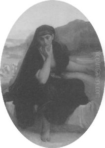 Arab Woman In A Landscape