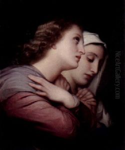 Saints At Prayer by Charles Zacharie Landelle
