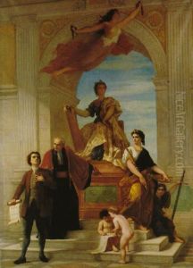 Droits De L'homme by Charles Zacharie Landelle