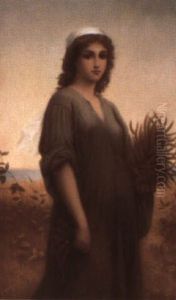 No Title Given (berlin Plaque Of Ruth) by Charles Zacharie Landelle
