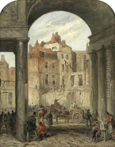 Foregate Strand, Entrance To Boswell Court by Robert Thomas Landells