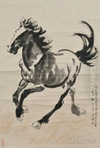 Depicting A Running Horse by Xu Beihong