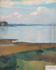 Landschaft Am Ammersee, 1921 by Christian Landenberger