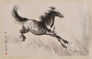 A Horse by Xu Beihong