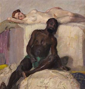 Scene In A Harem by Christian Landenberger