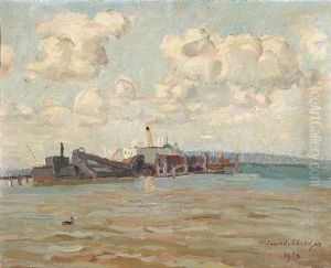 Bootsanlegestelle Auf Dem Bodensee