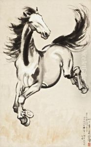 Galloping Horse by Xu Beihong
