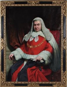 Portrait Of Lord Chief Justice Of England, The Right Honourable Viscount Gordan Hewart Of Bury