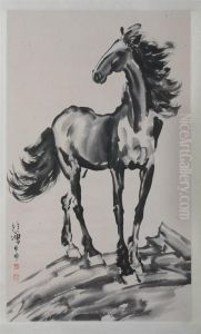 Horse by Xu Beihong