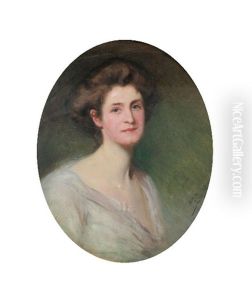 Portrait Of A Lady by John Saint-Helier Lander