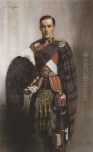 Portrait Du Captain Sinclair G. Traill by John Saint-Helier Lander
