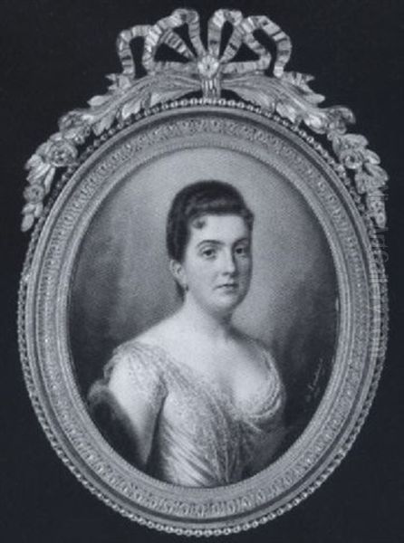 A Lady Wearing Yellow Dress With Lace Trim And Cap Sleeves, A Fur Stole Over Her Right Arm - view 1