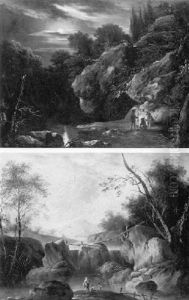 Paysage De Clair De Lune by Joseph De Landerset