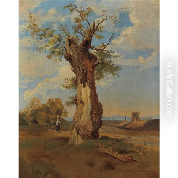 Landscape With Ruins And Water Carriers - view 1