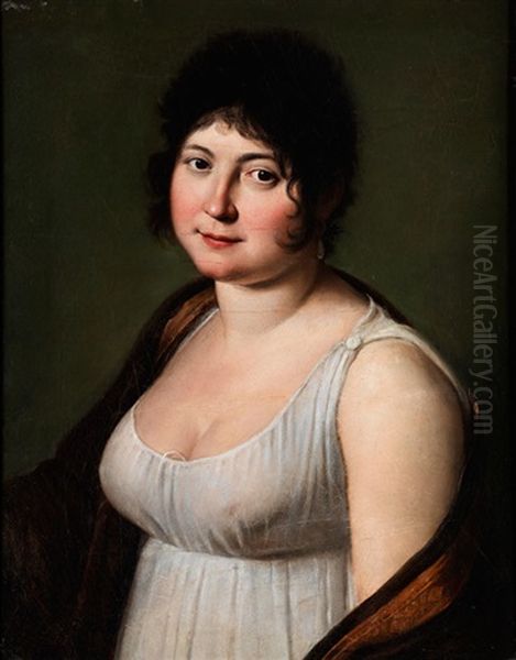 Portrat Einer Jungen Dame In Empiregewand - view 1