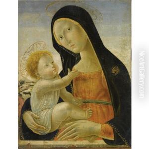 Madonna Con Il Bambino by Neroccio di (Neroccio da Siena) Landi