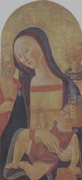 Madonna Mit Kind Und Zwei Heiligen - view 1