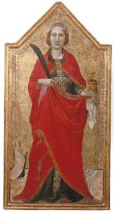 Saint Lucy With A Female Patron