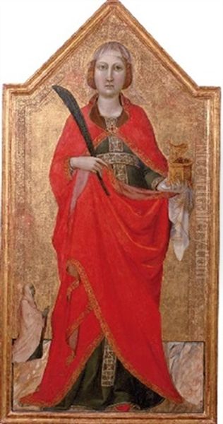 Saint Lucy With A Female Patron - view 1