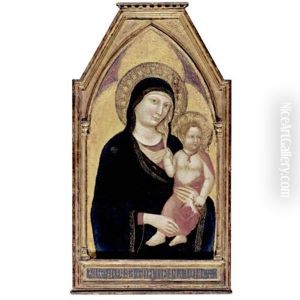 Madonna And Child by Jacopo (del Casentino) Landini