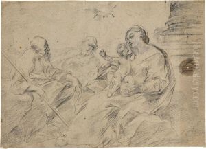 The Madonna And Child by Giovan Battista Beinaschi
