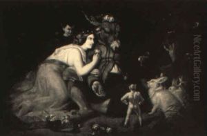 Titania Crowning Bottom by Charles Landseer