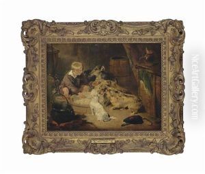 Too Hot by Sir Edwin Henry Landseer