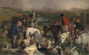 Otter Hunting by Sir Edwin Henry Landseer