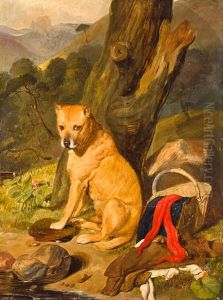 Waiting For Master (collab. W/studio) by Sir Edwin Henry Landseer