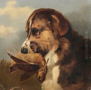 Portrait De Chien by Sir Edwin Henry Landseer