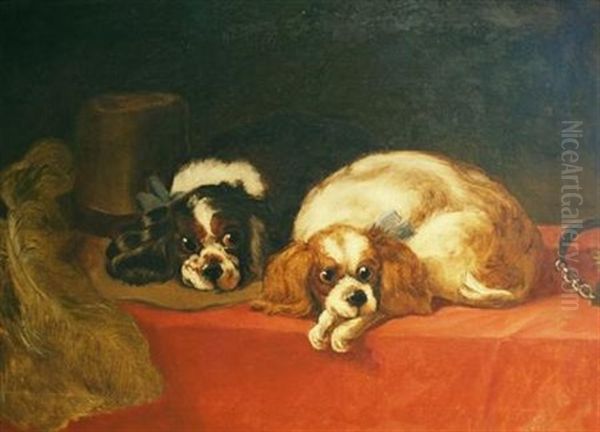King Charles Spaniels, The Cavalier's Pets (by Norris Fowler Willatt) - view 1