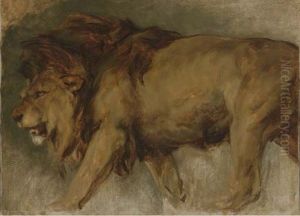 Study Of A Lion by Sir Edwin Henry Landseer