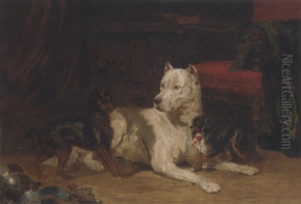 Dogs In An Interior - view 1