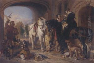 Back From The Hunt by Sir Edwin Henry Landseer
