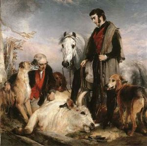 Scene In Chillingham Park: Portrait Of Lord Ossulston, Or Death Of The Wild Bull Scene In Chillingham Park: Portrait Of Lord Ossulston, Or Death Of The Wild Bull