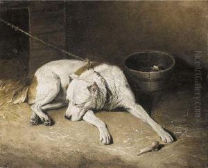 A Sleeping Dog by Sir Edwin Henry Landseer