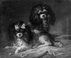 Zwei Pudel by Sir Edwin Henry Landseer