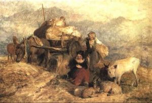 Harvest In The Highlands by Sir Edwin Henry Landseer