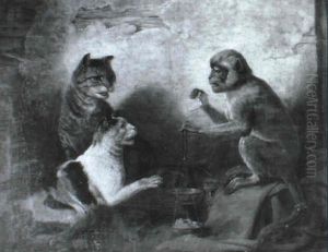 Monkey Business by Sir Edwin Henry Landseer