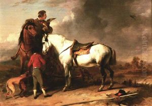 The Hawk Trainer by Sir Edwin Henry Landseer