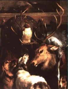 Odds And Ends - Trophy For A Hall by Sir Edwin Henry Landseer