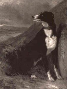 Eso, An Italian Greyhound by Sir Edwin Henry Landseer