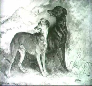 Working Dogs by Sir Edwin Henry Landseer