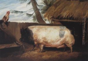 A British Boar by Sir Edwin Henry Landseer
