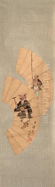 Otsu-e Fans - view 1