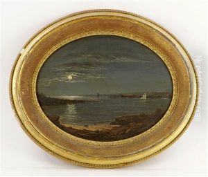 Luminous Nocturnal Seascape by Fitz Henry Lane