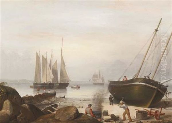 Beached For Repairs, Duncan's Point, Gloucester - view 1