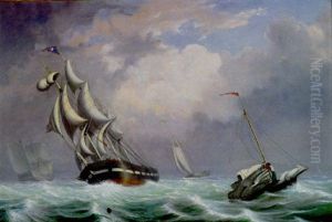 Ships In A Rough Sea