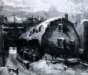 Rear Of Moon Street: A Winter View by Susan Minot Lane
