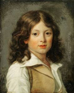 Portrait De Pierre Robillard De Peronville (+ Portrait De Son Frere, Amedee Selim Robillard De Peronville); Pair)